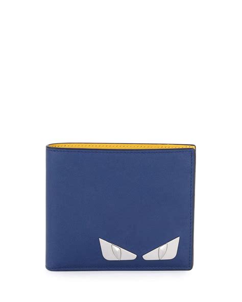 fendi mens wallet blue|farfetch fendi wallets men.